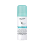 Vichy Dermo-Tolérance Déodorant Anti-Transpirant 48H Anti-Traces Jaunes et Blanches | 125ml