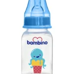 Biberon Naturel +0m Bleu Bambino - 150 ml