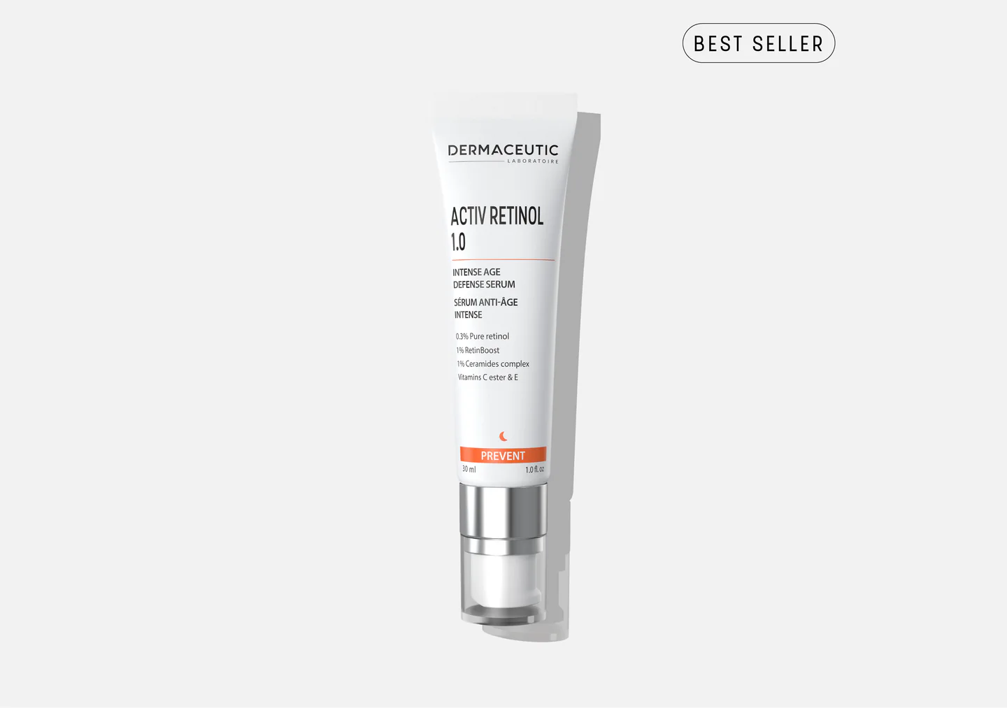 Best_seller_Activ_Retinol_1.0 DERMACEUTIC ACTIV RETINOL 1.0 SERUM ANTI AGE INTENSIF DES 45 ANS 30 ML – Image 1