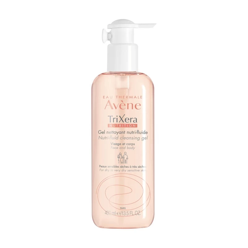 avene-trixera-nutrition-gel-nettoyant-nutri-fluide-400-ml AVENE TRIXERA NUTRITION GEL NETTOYANT NUTRI-FLUIDE 400ML – Image 1