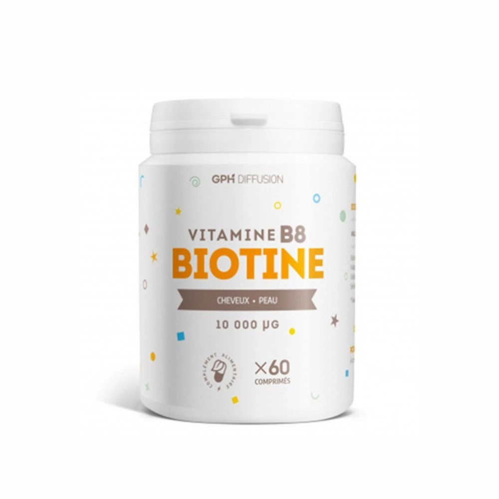 gph-diffusion-vitamine-b8-biotine-60-comprimes GPH VITAMINE B8 BIOTINE 60 GELULES – Image 1