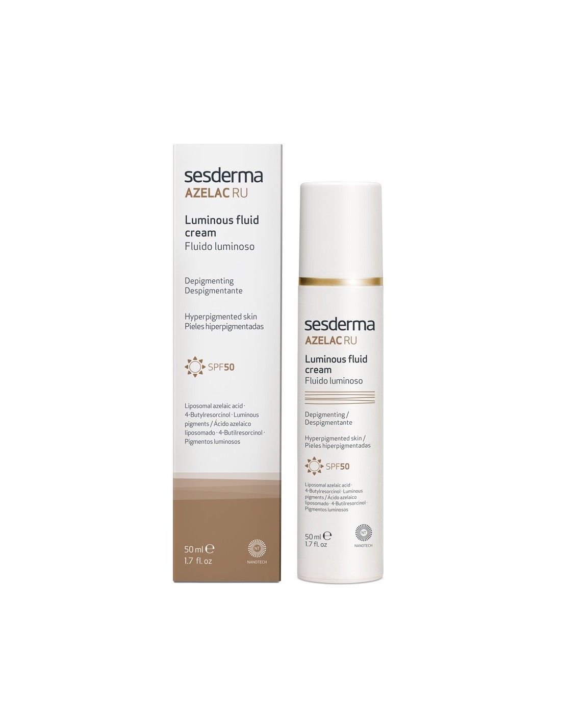 sesderma-azelac-ru-creme-fluide-lumineux-spf50-50ml SESDERMA AZELAC RU FLUIDE LUMINEUX SPF50 50 ML – Image 1