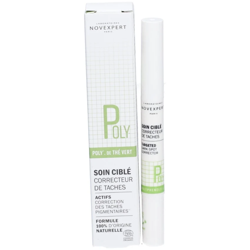 63280d405496d6f1d3b79625ad274494 NOVEXPERT SOIN CIBLE CORRECTEUR DE TACHES 2ML POLYPHENOLS DE THE VERT – Image 1
