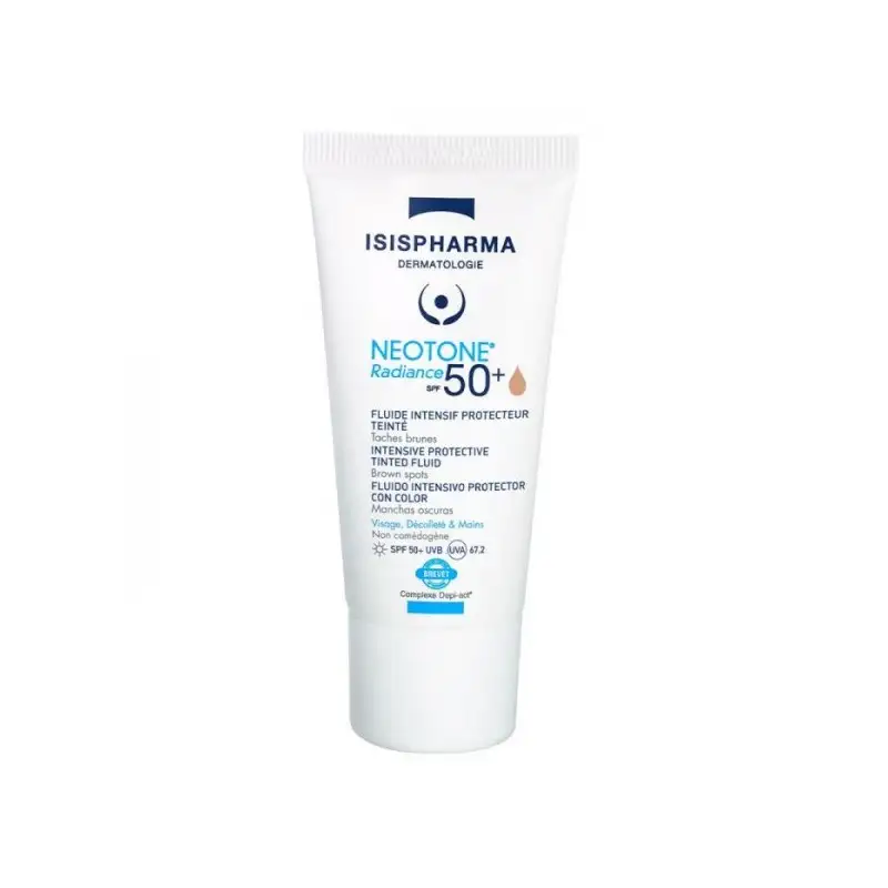 isispharma-neotone-radiance-teinte-medium-spf50-30ml- ISISPHARMA NEOTONE RADIANCE TEINTE MEDIUM SPF+50 30ML – Image 1