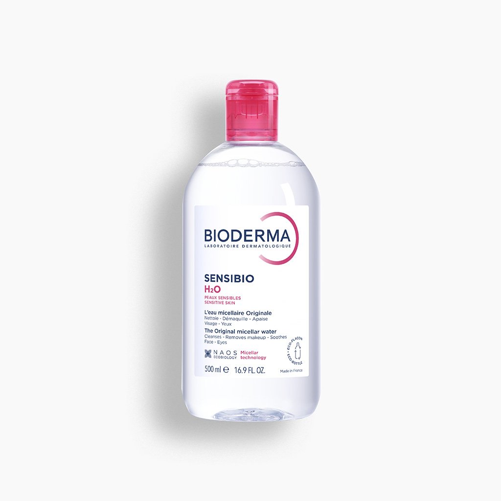 {171142}_{}_{28709A} BIODERMA SENSIBIO H2O EAU MICELLAIRE DEMAQUILLANTE 500 ML – Image 1