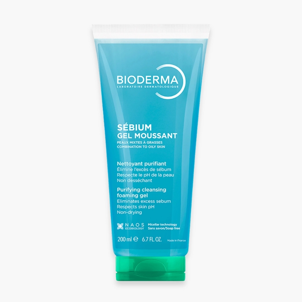 bioderma-sebium-gel-moussant-nettoyant-purifiant-200ml-7 BIODERMA SEBIUM GEL MOUSSANT PURIFIANT 200ML – Image 1