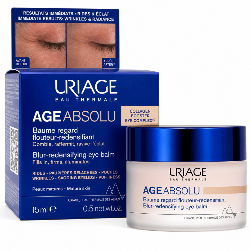 uriage-age-absolu-blur-redensifying-eye-balm-800x800 URIAGE AGE ABSOLU BAUME REGARD 15ML – Image 1