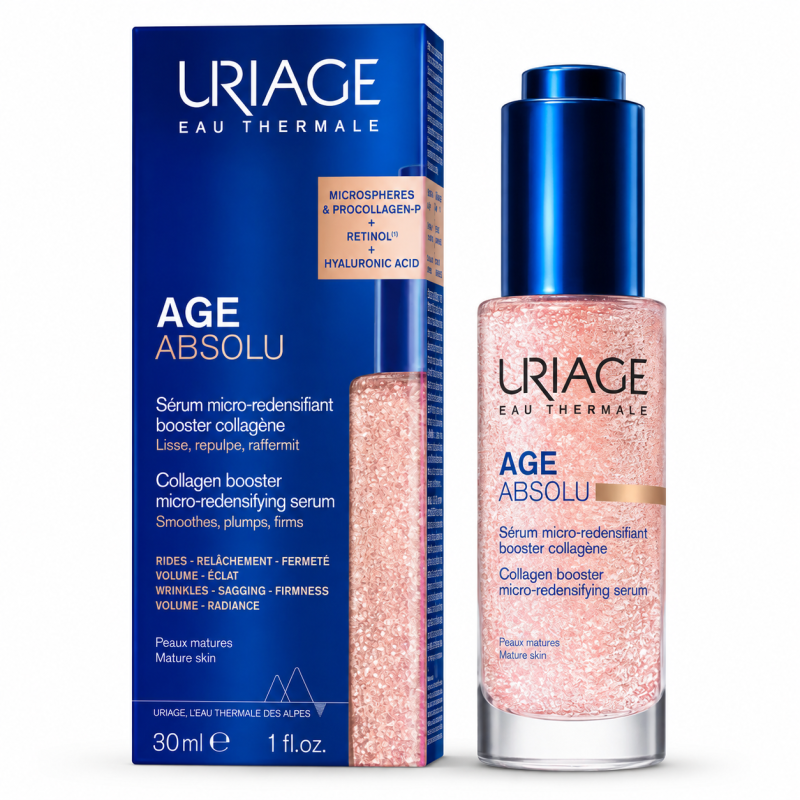 uriage-age-absolu-collagen-booster-micro-redensifying-serum-800x800 URIAGE AGE ABSOLU SÉRUM MICRO-REDENSIFIANT BOOSTER COLLAGÈNE 30ML – Image 1