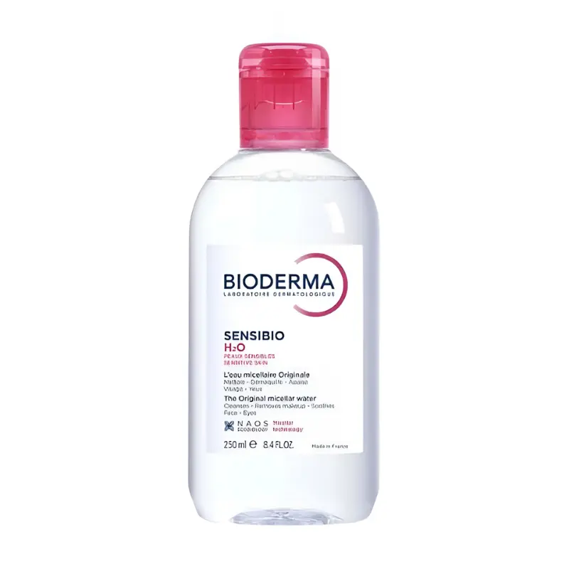 Packshot_Sensibio-H2O-250-ML BIODERMA SENSIBIO H2O EAU MICELLAIRE DEMAQUILLANTE 250 ML – Image 1