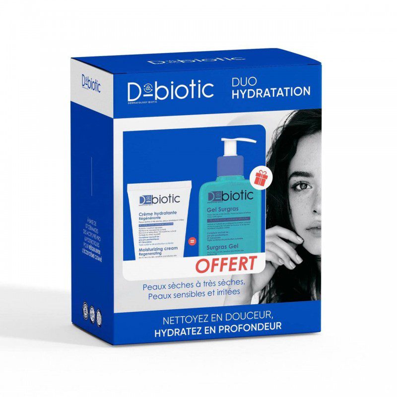 dbiotic-duo-hydratation-creme-regenerante-gel-surgras-offert D-BIOTIC DUO HYDRATATION CREME REGENERANTE 75 ML +GEL SURGRAS 240 ML offert – Image 1