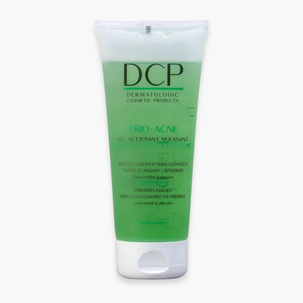 dcp-trio-acne-gel-nettoyant-moussant-200ml DCP – TRIO-ACNE GEL NETTOYANT MOUSSANT– 200ml – Image 1