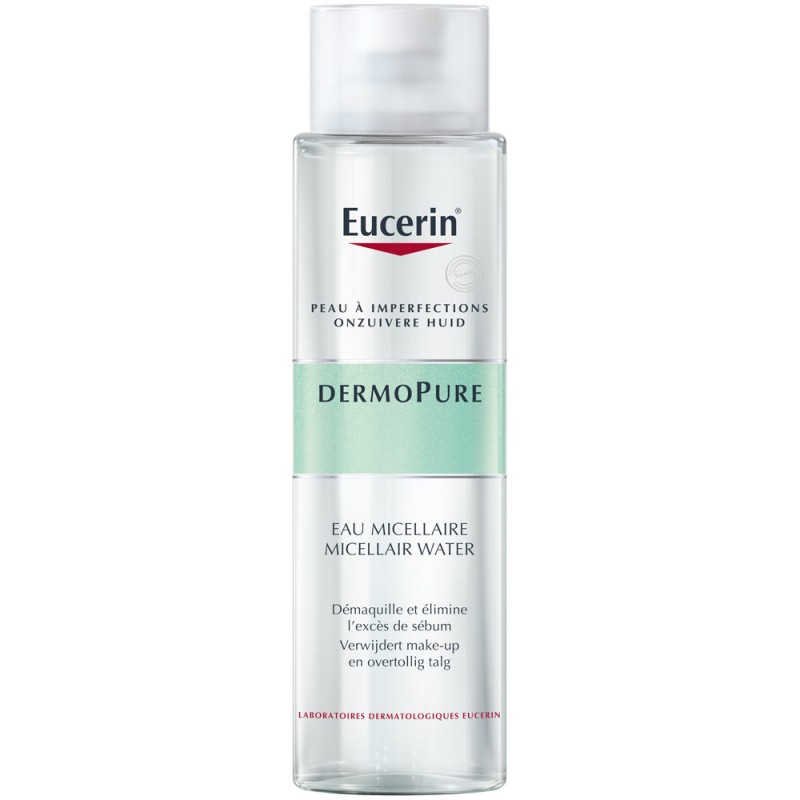 eucerin-dermopure-eau-micellaire-400-ml EUCERIN DERMOPURE EAU MICELLAIRE 400 ML – Image 1