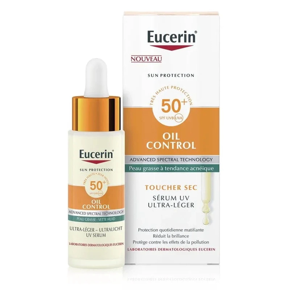 eucerin-ecran-huile-control-uv-serum-spf50-30ml EUCERIN OIL CONTROL DRY TOUCH ULTRA LIGHT UV SERUM 30ML – Image 1