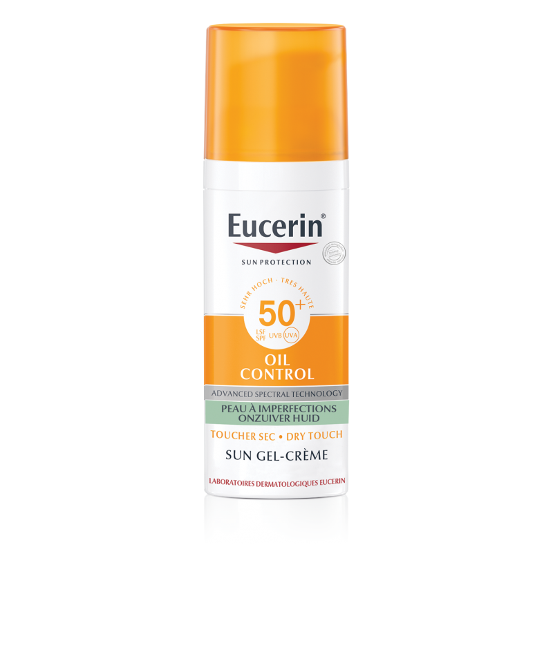 eucerin-sun-protection-gel-creme-oil-control-toucher-sec EUCERIN SUN PROTECTION GEL CREME OIL CONTROL TOUCHER SEC SPF 50+ – Image 1