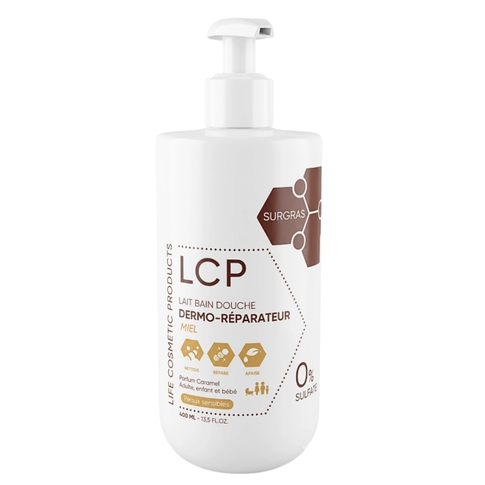lcp-lait-bain-douche-miel-400ml-1000x1000 LCP LAIT BAIN DOUCHE MIEL 400ML – Image 1